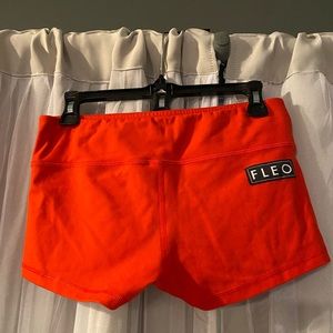 Red Fleo shorts